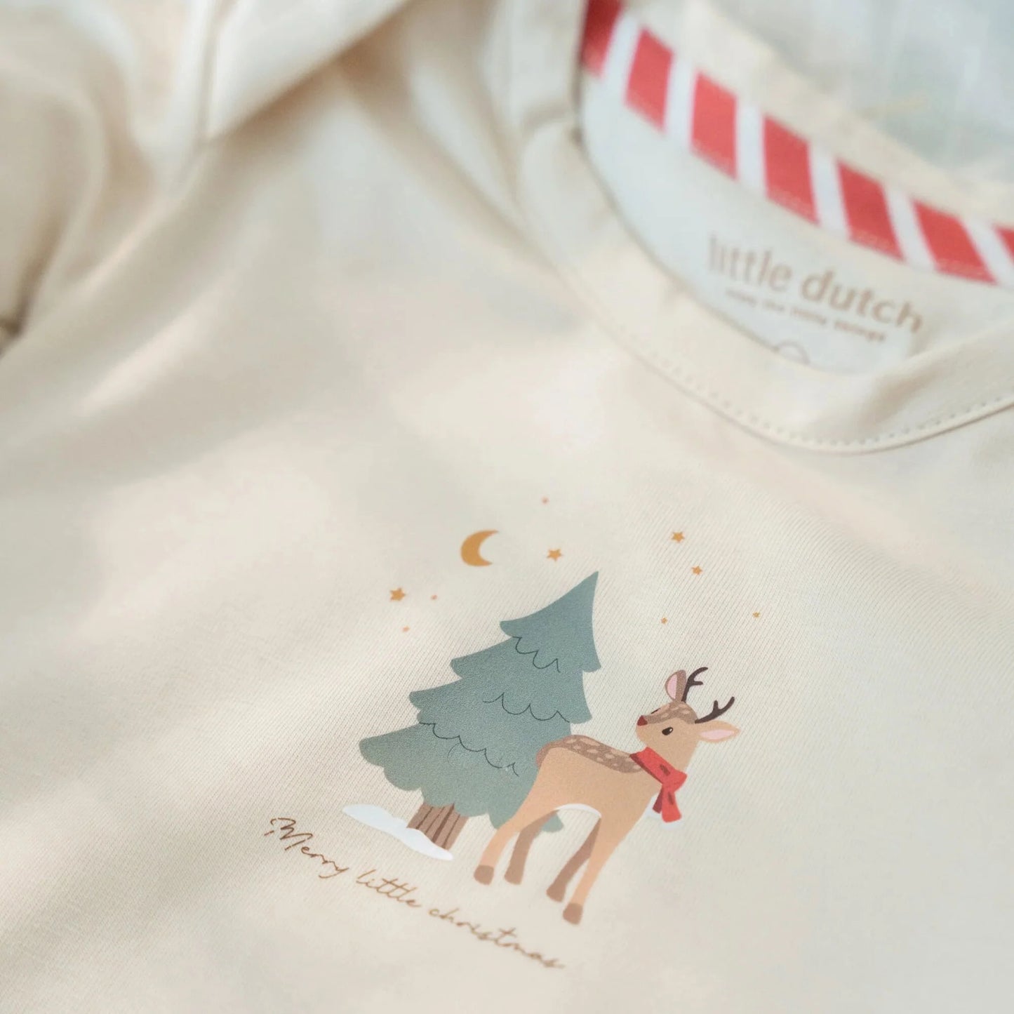 Little Dutch 2er Pack Body Langarm Beige Little Christmas