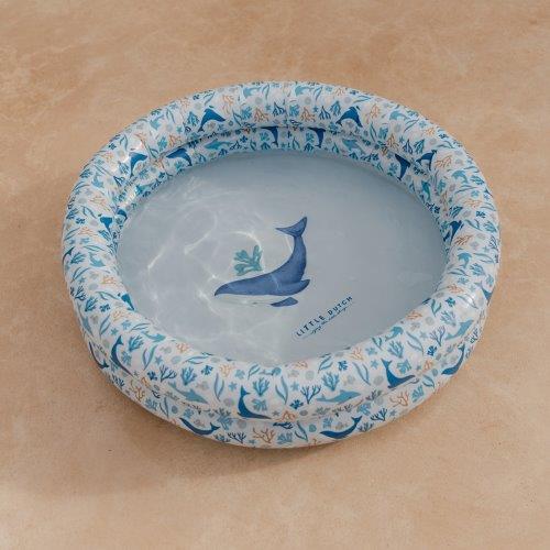 Little Dutch aufblasbares Pool Ocean Dreams Blau 80 cm