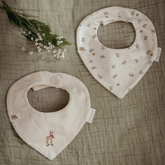 Little Dutch 2er-Pack Weihnachtslätzchen Bandana Little Christmas