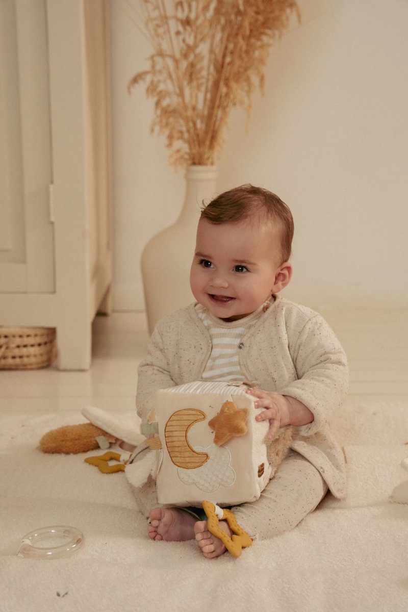 Little Dutch Aktiv Würfel Soft beige Newborn Naturals