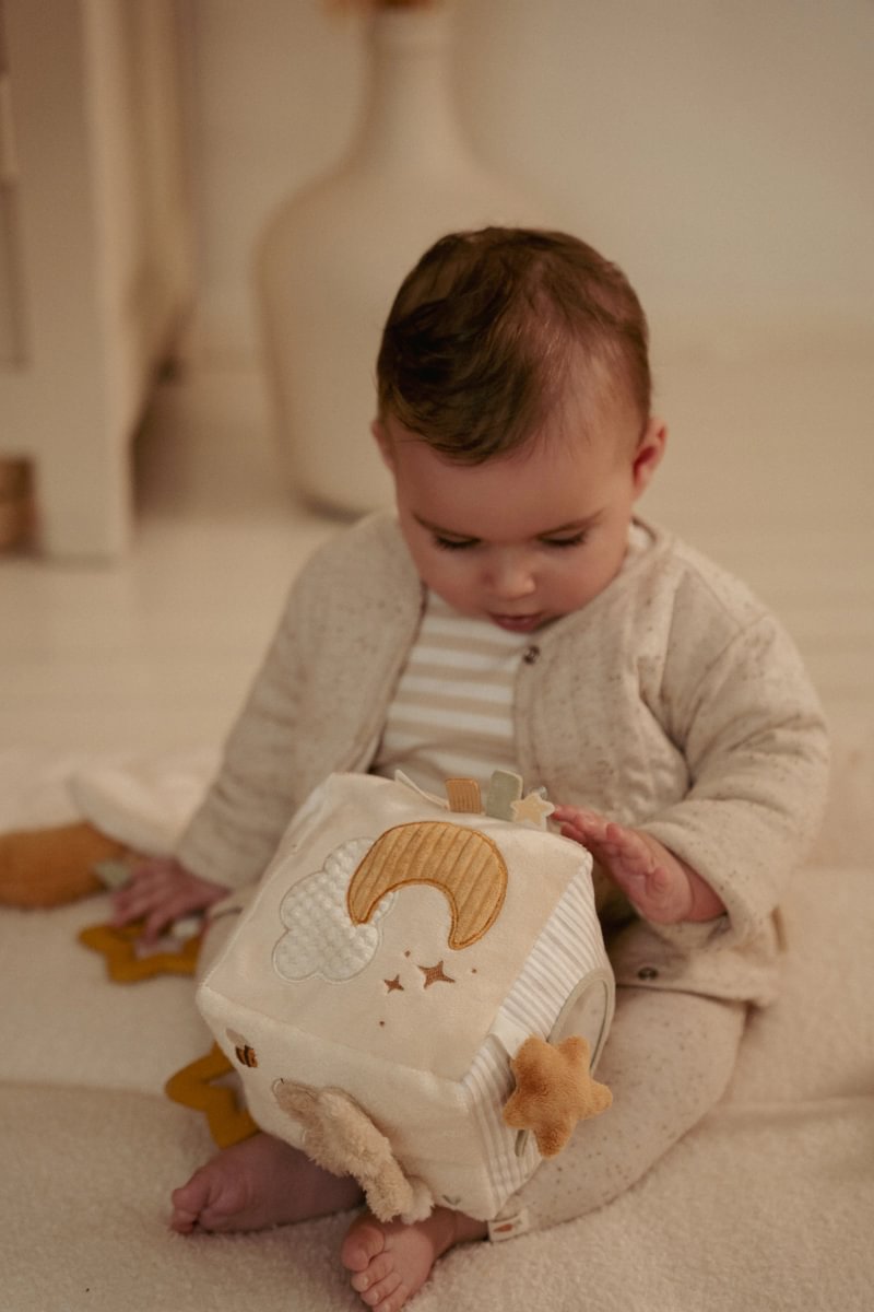 Little Dutch Aktiv Würfel Soft beige Newborn Naturals