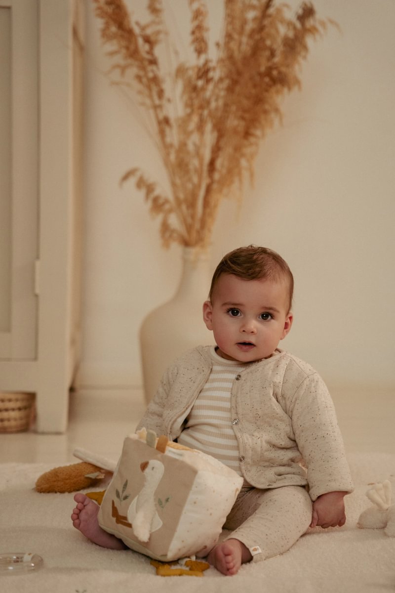 Little Dutch Aktiv Würfel Soft beige Newborn Naturals