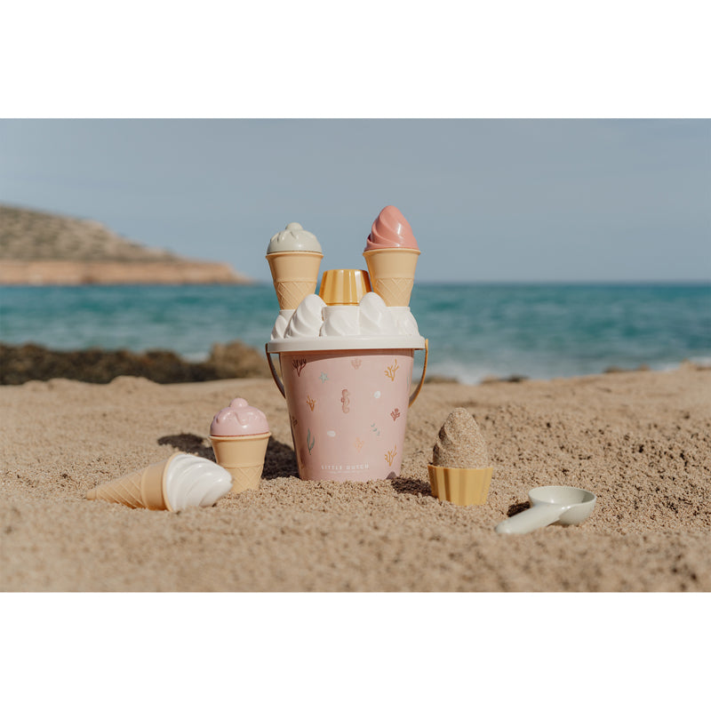 Little Dutch rosa Eimer Set Eiscreme