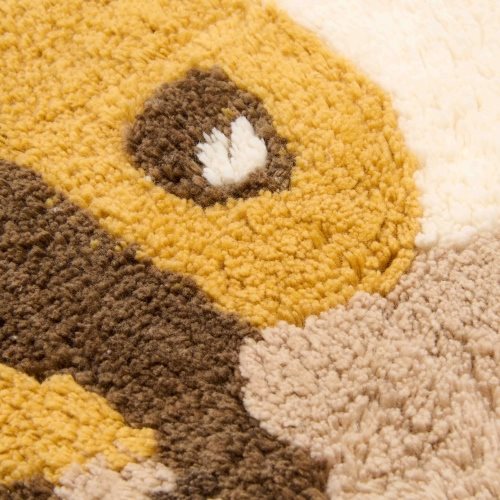 Little Dutch antirutsch Teppich Hase 110 x 110 cm beige