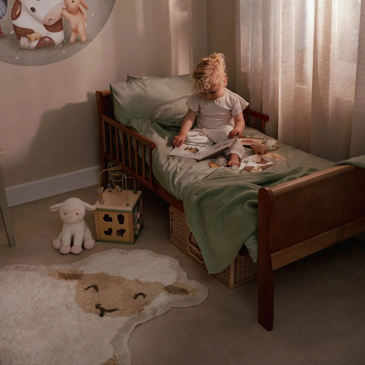 Little Dutch antirutsch Teppich Schaf