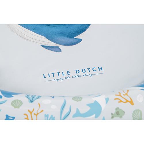 Little Dutch aufblasbares Pool Ocean Dreams Blau 80 cm
