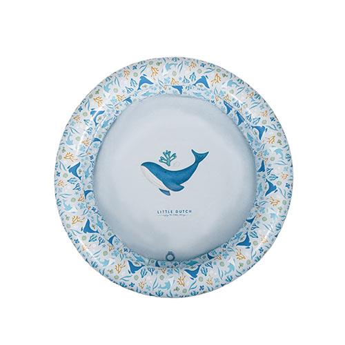 Little Dutch aufblasbares Pool Ocean Dreams Blau 80 cm