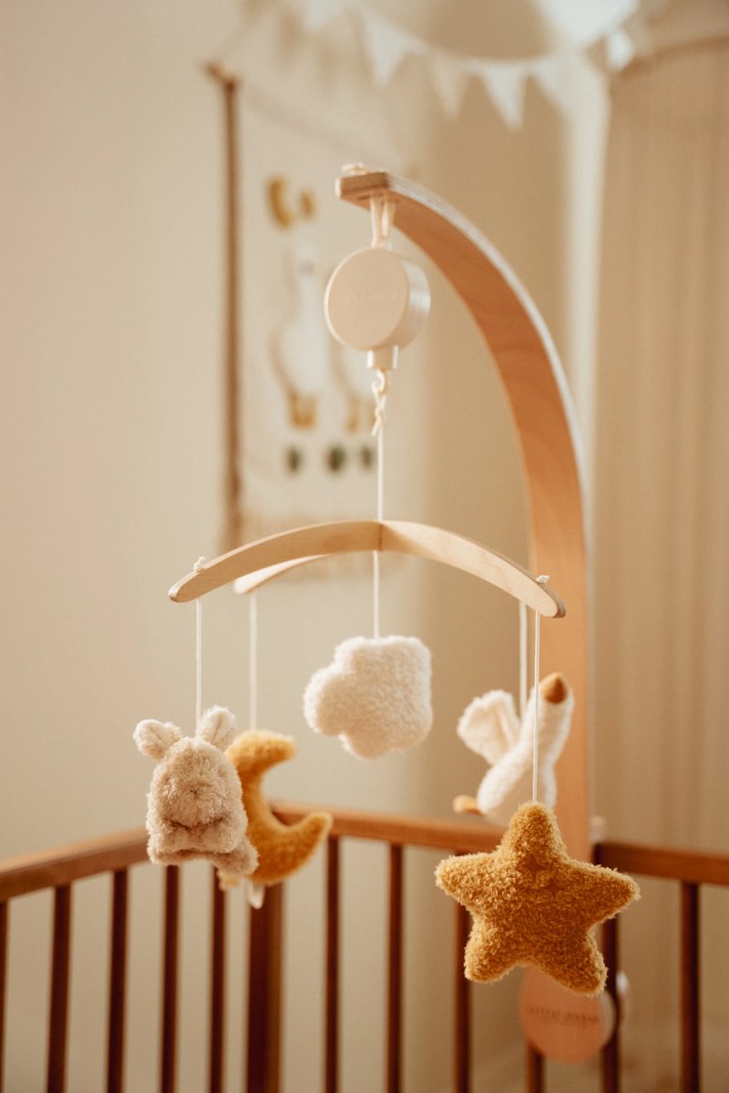 Little Dutch Musikmobile Holz Newborn Naturals
