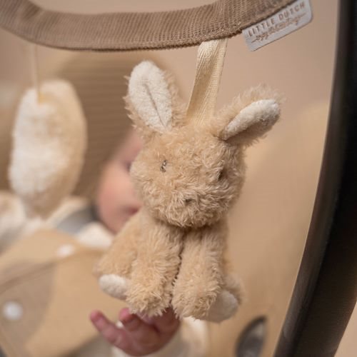 Little Dutch Kinderwagenkette Baby Bunny beige Häschen