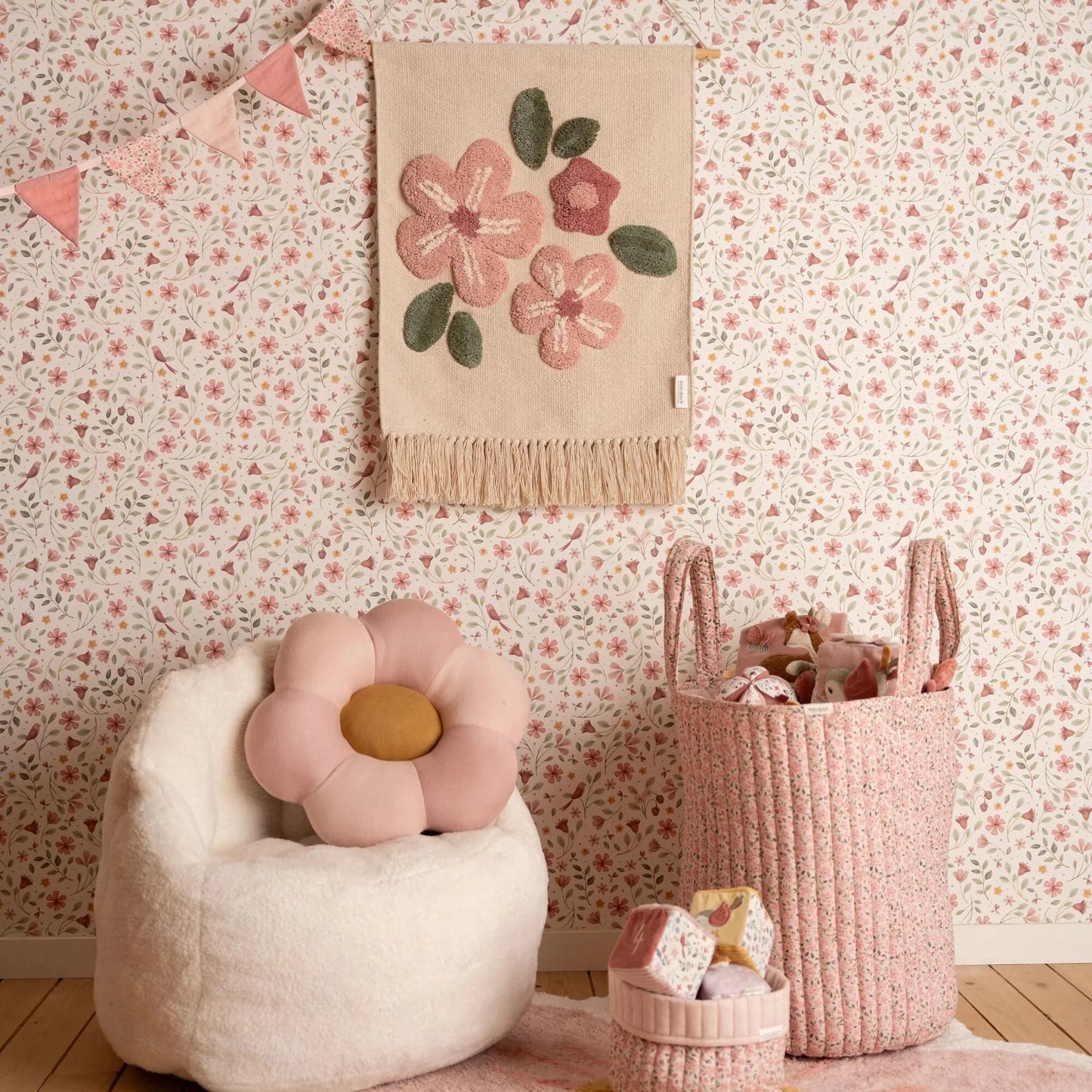 Little Dutch Kissen Blume Rosa Fairy Garden