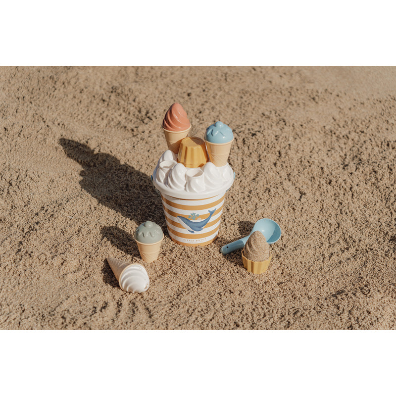 Little Dutch Eiscreme Eimer Set blau