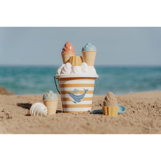 Little Dutch Eiscreme Eimer Set blau
