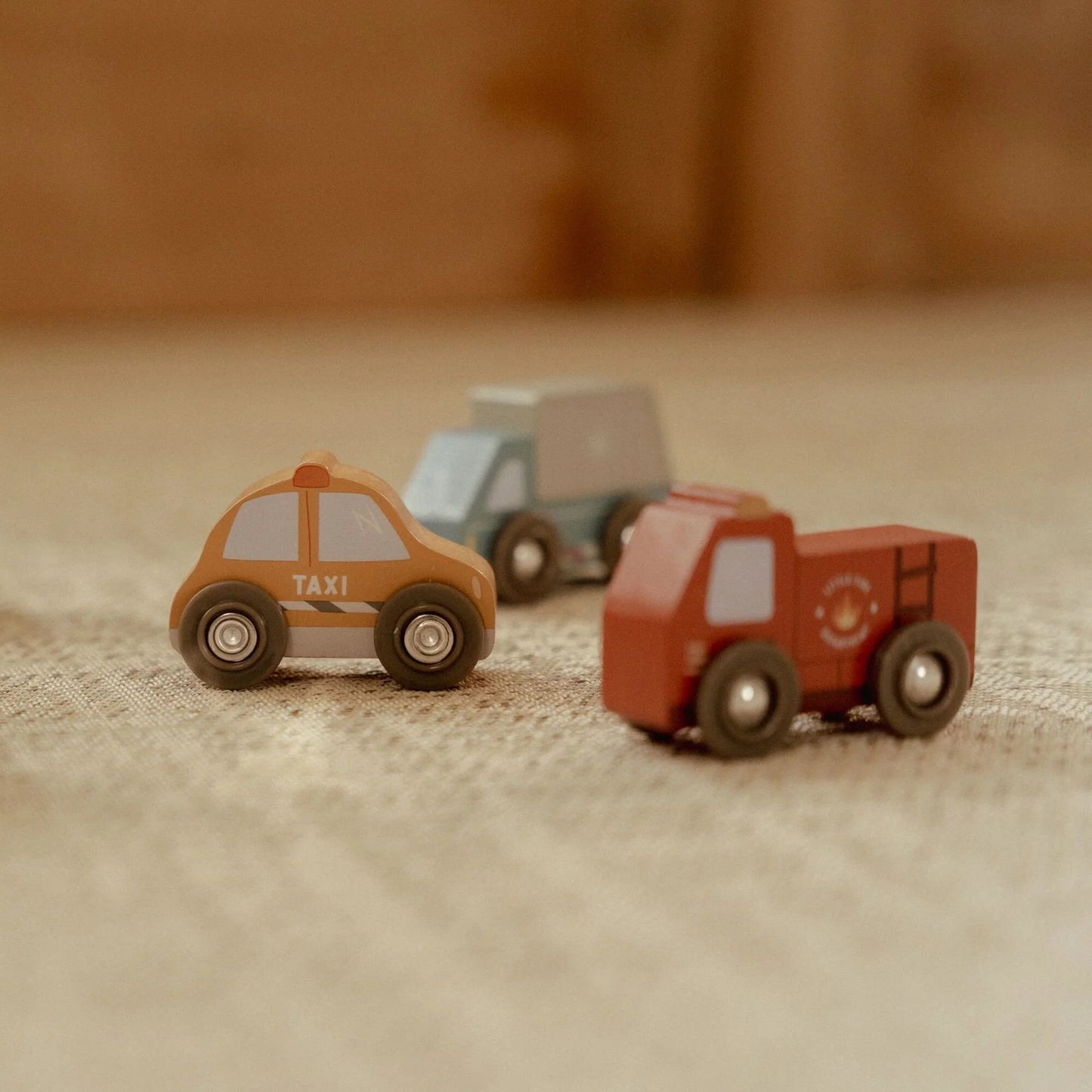 Little Dutch Fahrzeugset Holz 10-teilig