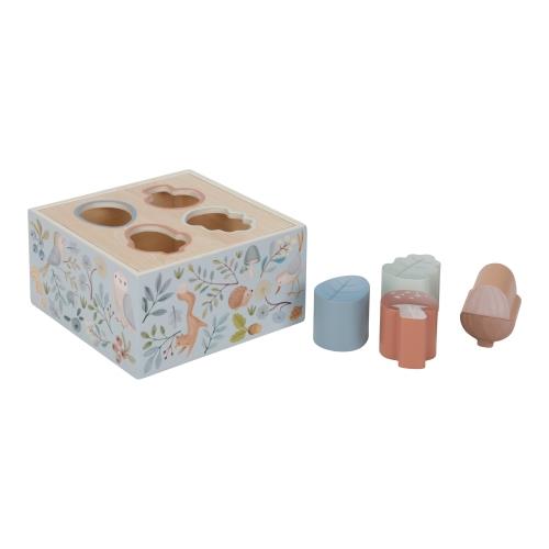 Little Dutch Formen Steckspiel Holz blau Forest Friends