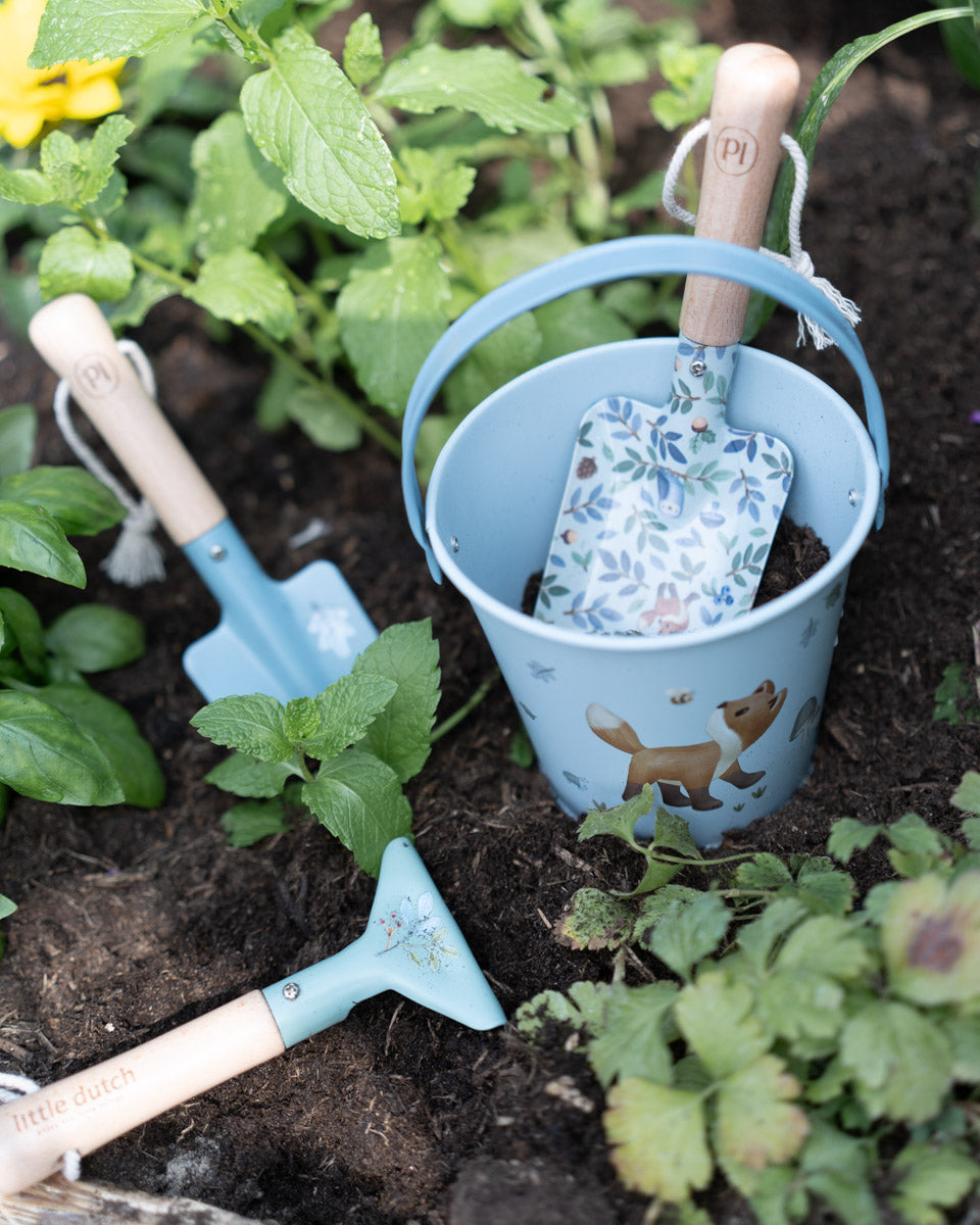 Little Dutch Gartenwerkzeuge blau Set Forest Friends