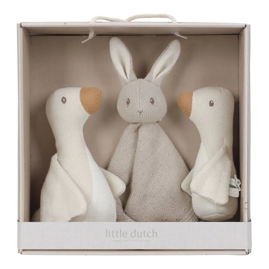 Little Dutch Geschenkset Strick Beige Newborn Naturals