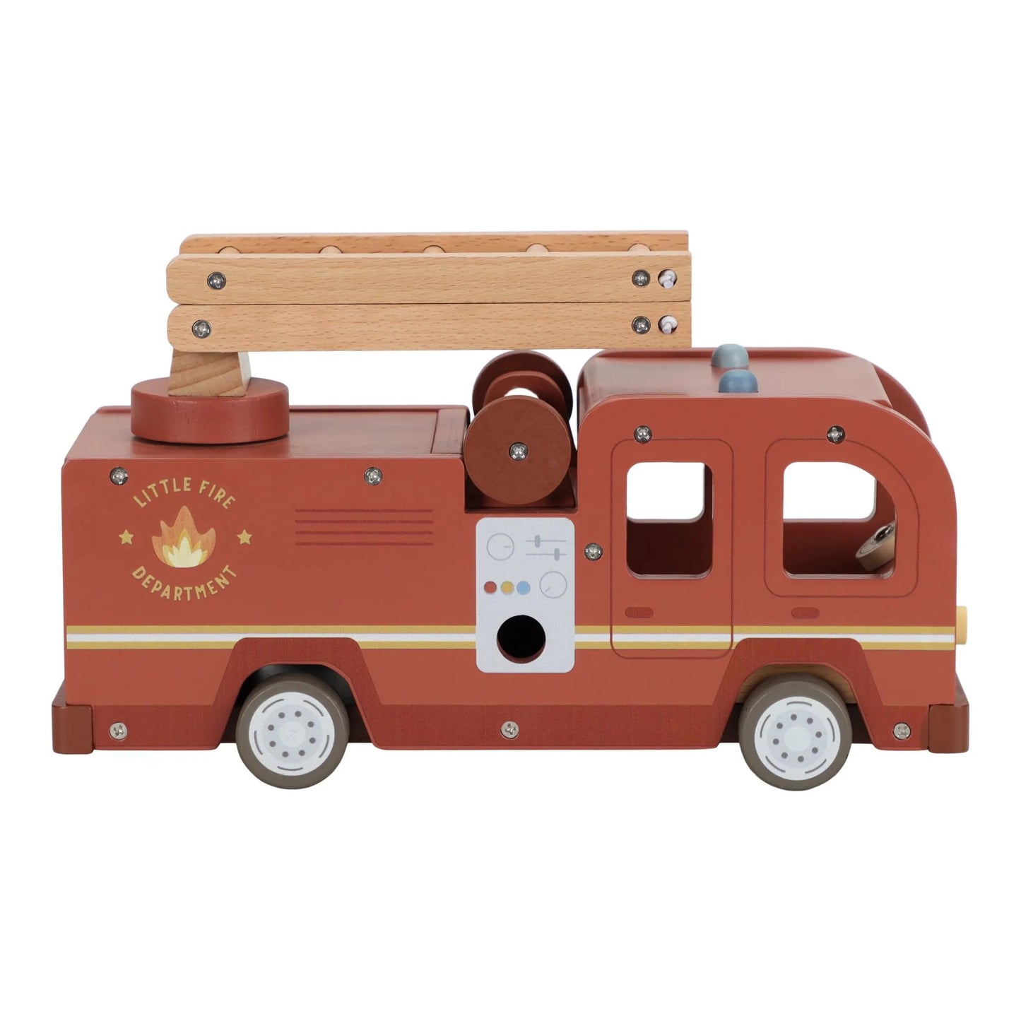 Little Dutch Holz Feuerwehrauto Set Rot Essentials