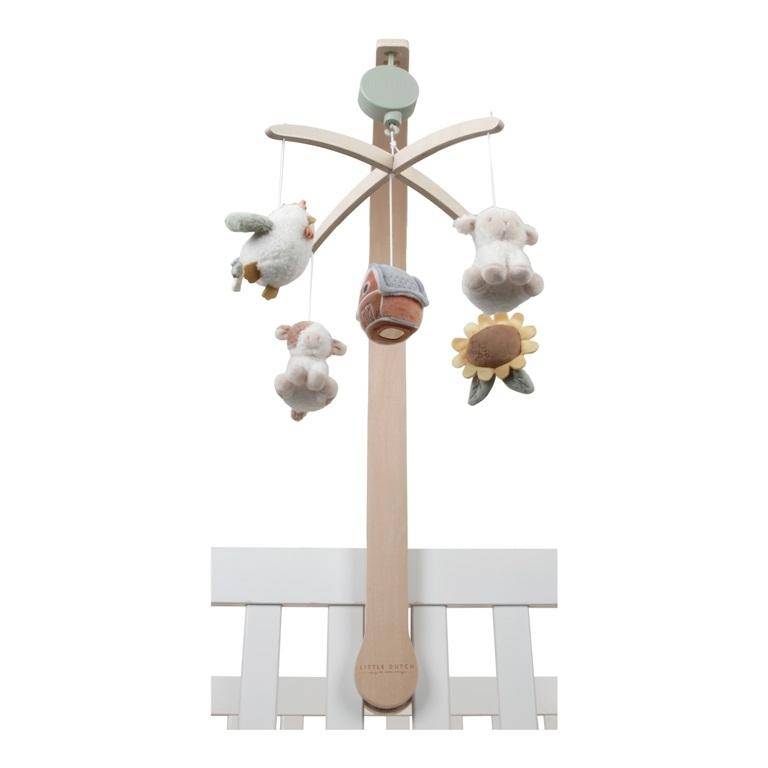 Little Dutch Musik Mobile Little Farm Holz