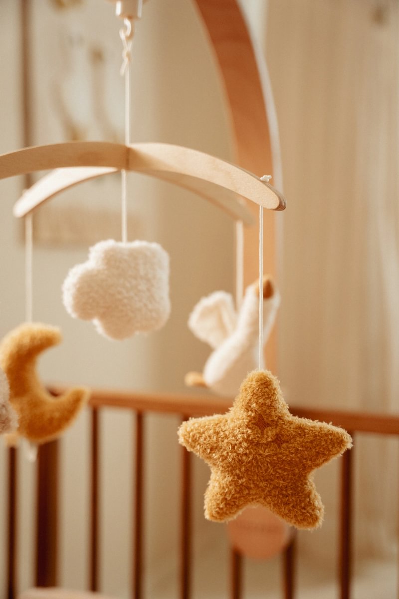 Little Dutch Musikmobile Holz Newborn Naturals