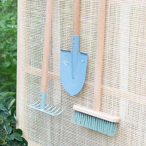 Little Dutch Kinder Harke blau Forest Friends Rechen