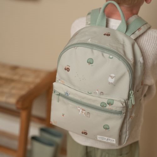 Little Dutch Kinderrucksack grün Little Farm