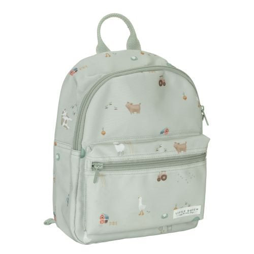 Little Dutch Kinderrucksack grün Little Farm