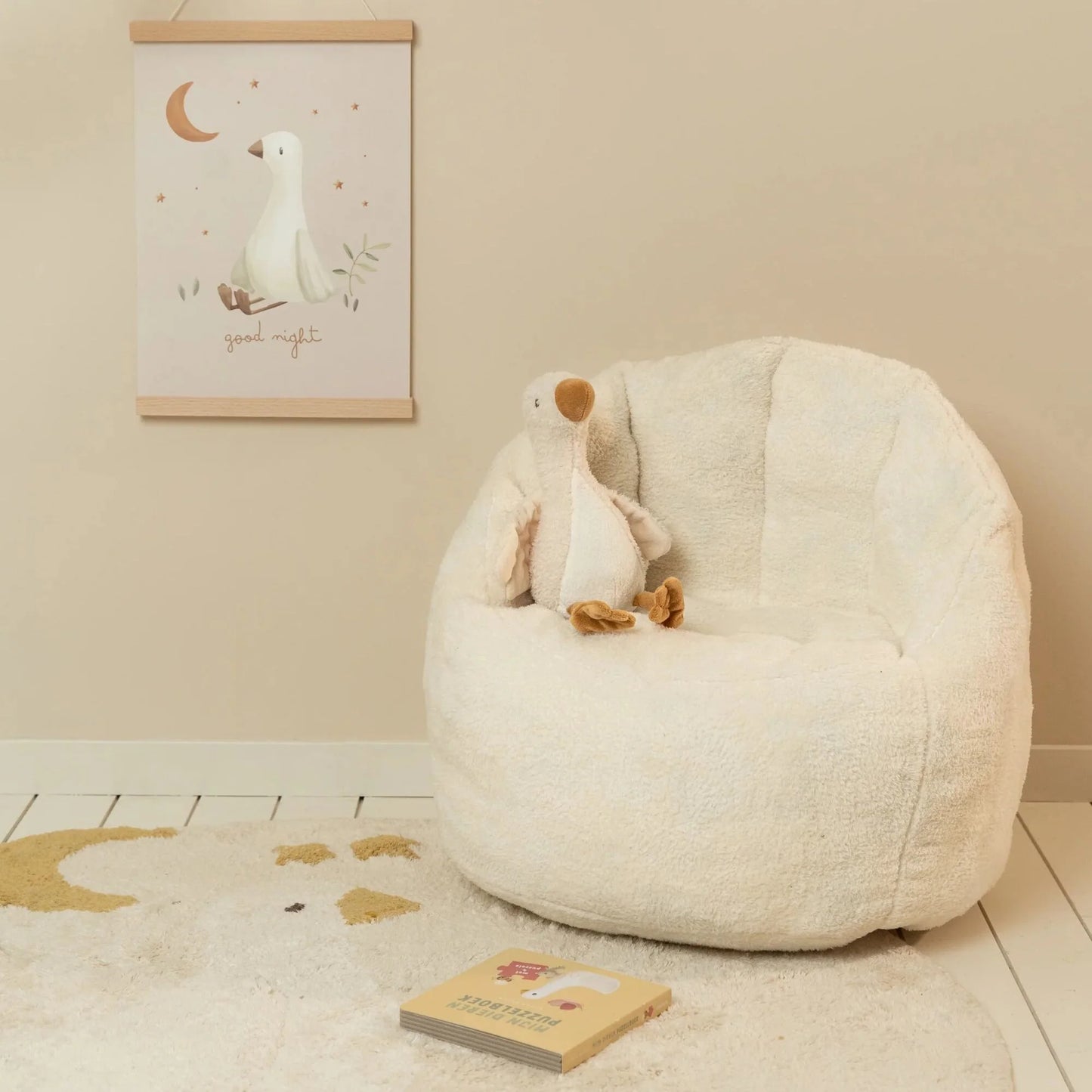 Little Dutch Kindersessel Teddy weiss