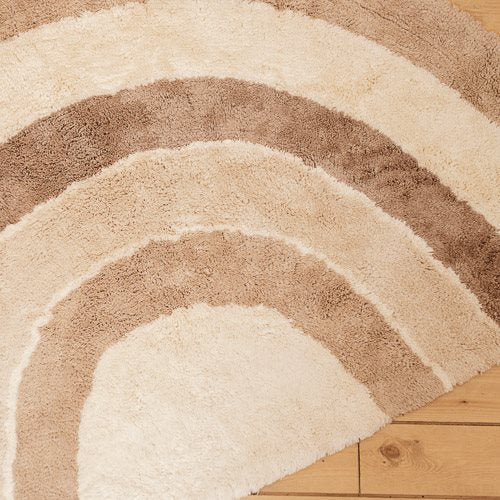 Little Dutch Teppich Regenbogen natur sand 80x130cm