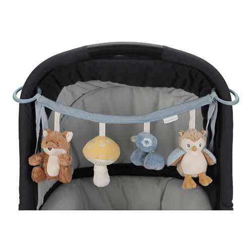 Little Dutch Kinderwagenkette blau Forest Friends Wagenspanner