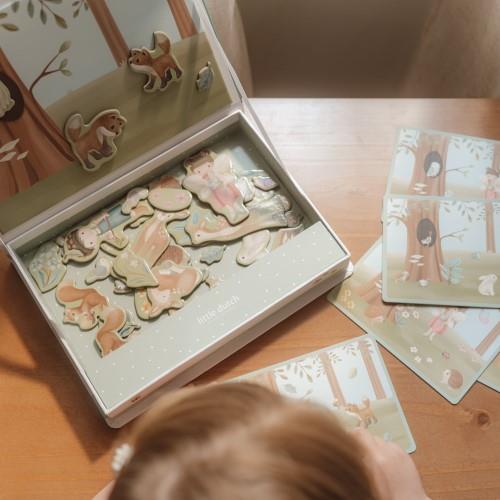 Little Dutch Magnet Puzzle Forest Friends