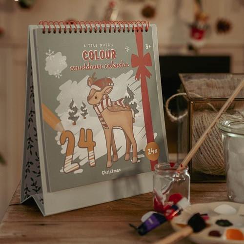 Little Dutch Malbuch Adventskalender X-Mas