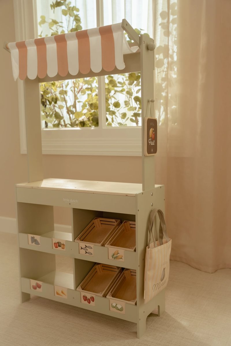 Little Dutch Marktstand & Cafe in one Holz FSC