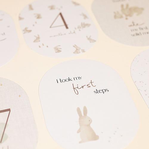 Little Dutch Meilensteinkarten Baby Bunny