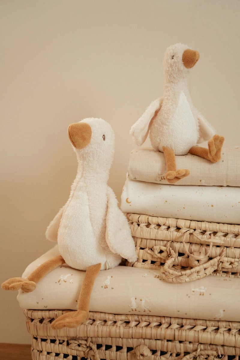 Kuschelgans 25 cm Weiß Kleine Gans Little Goose Little Dutch