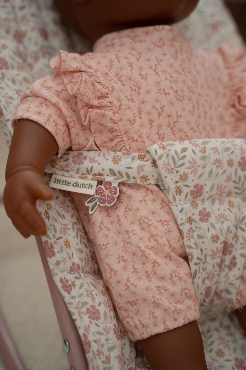 Little Dutch Puppenwippe Soft Flowers Lily & Noa Puppenzubehör