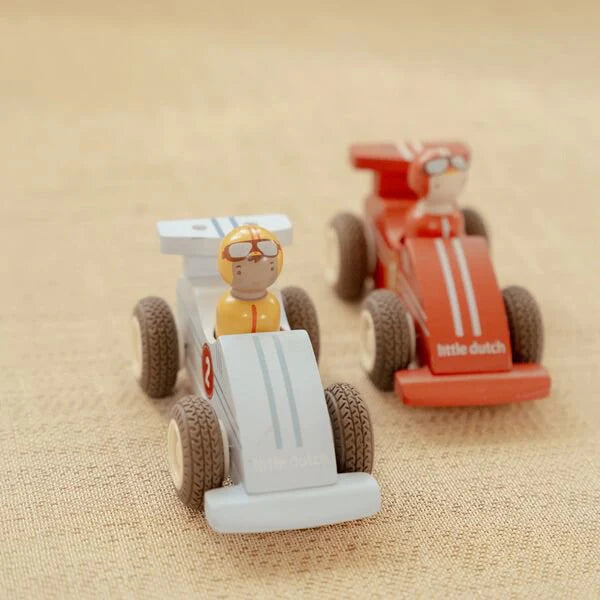 Little Dutch Rennwagen Set Rückziehauto FSC