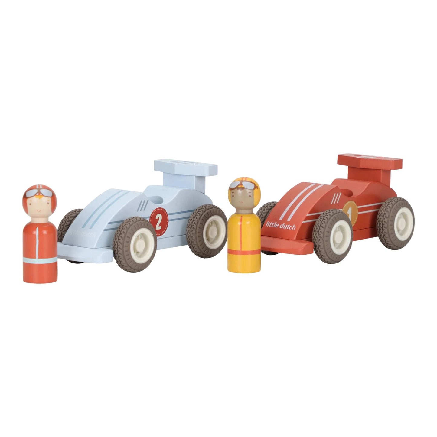 Little Dutch Rennwagen Set Rückziehauto FSC
