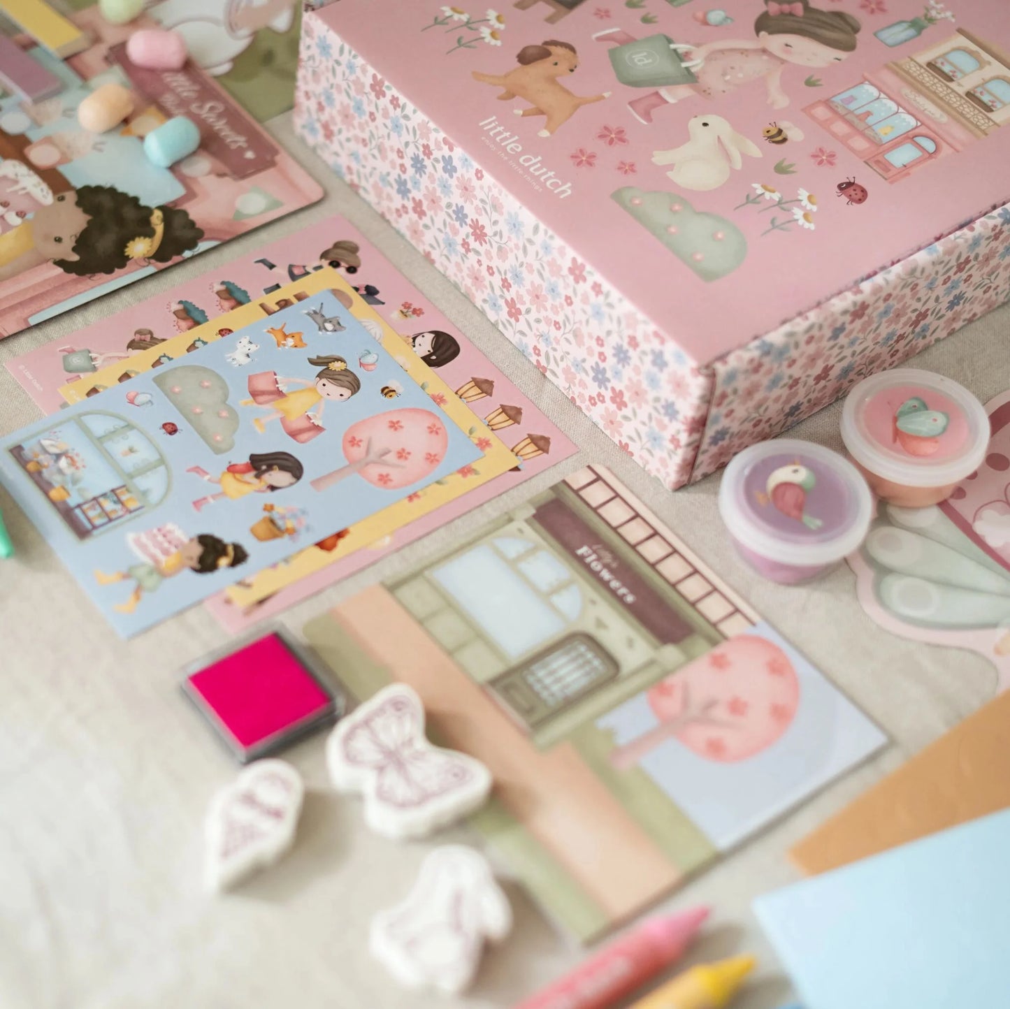 Little Dutch rosa Bastelbox Kreativbox