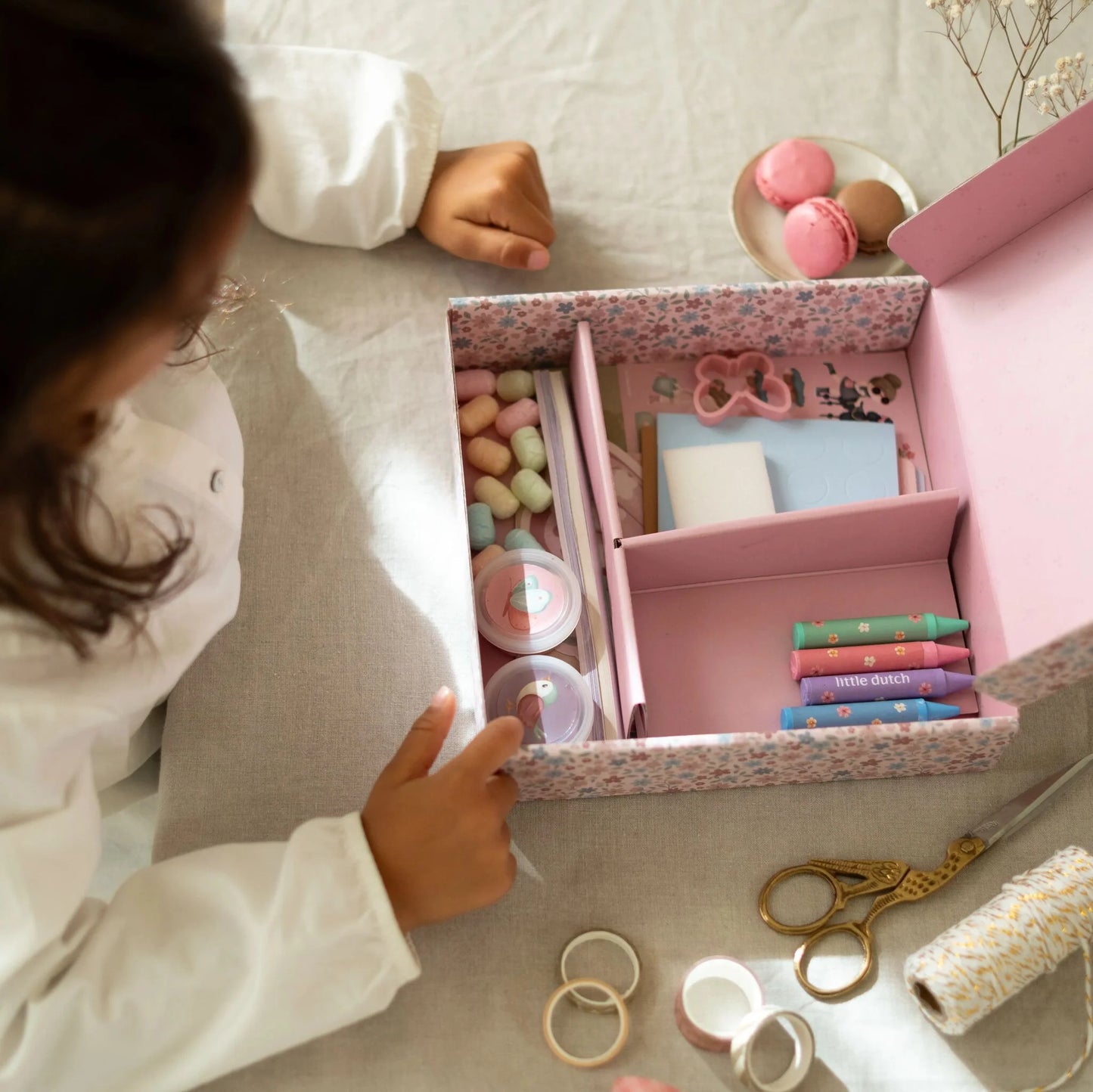 Little Dutch rosa Bastelbox Kreativbox
