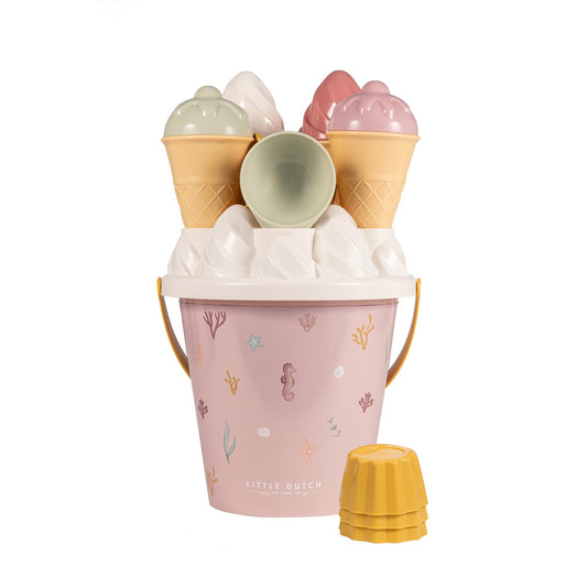 Little Dutch rosa Eimer Set Eiscreme