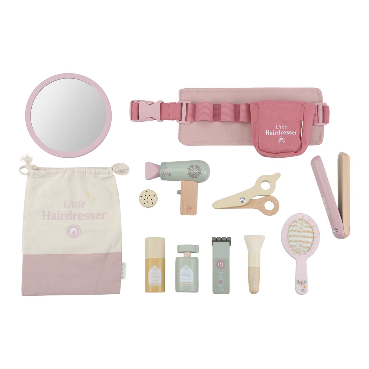 Little Dutch rosa Friseur Set Kinder Holz