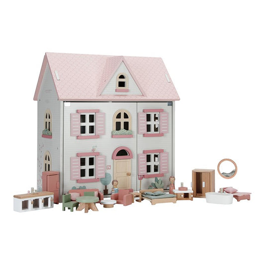Little Dutch rosa Holz Puppenhaus