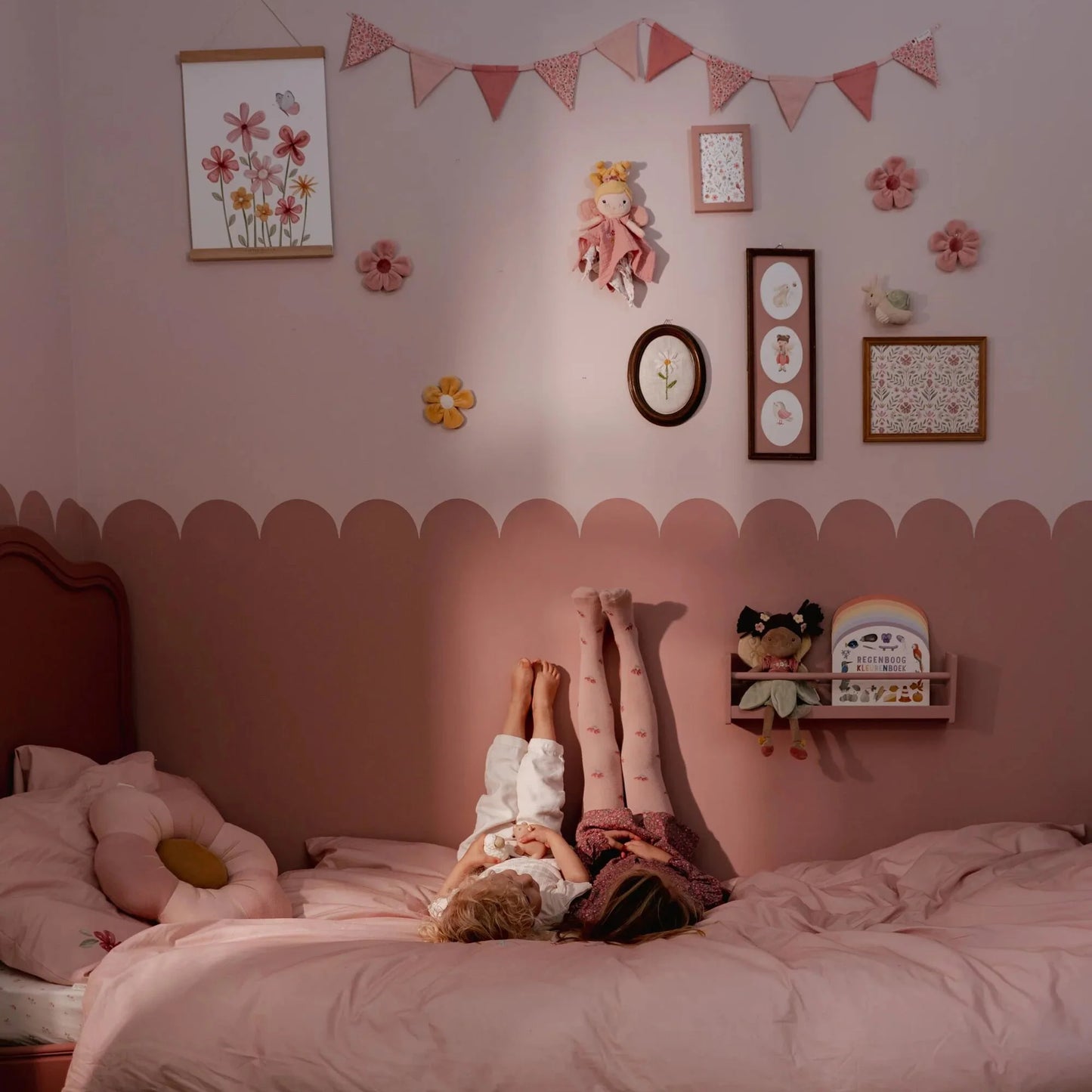 Little Dutch Kissen Blume Rosa Fairy Garden