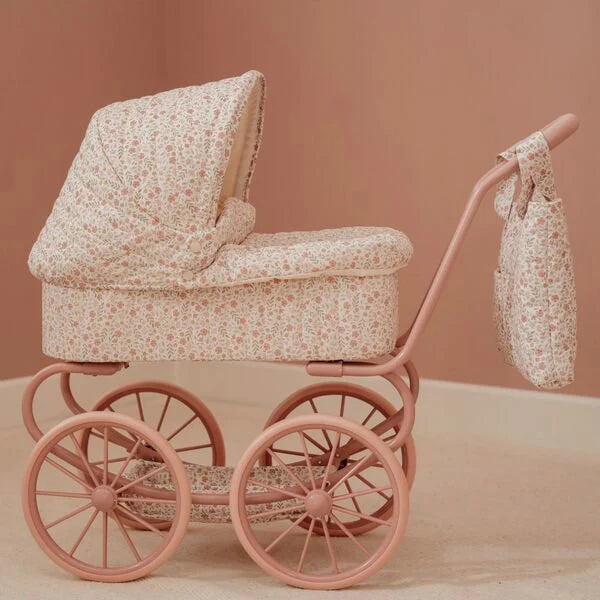 Little Dutch rosa Puppenwagen Metall Soft Flowers