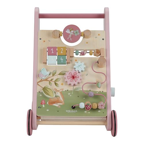 Little Dutch rosa Laufwagen Multi Activity rosa Holz Fairy Garden