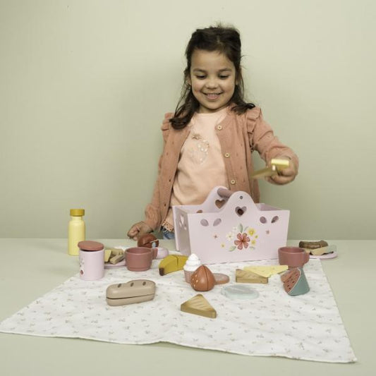 Little Dutch rosa Picknick Korb Spielzeug