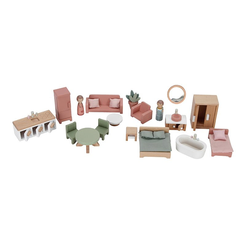 Little Dutch rosa Holz Puppenhaus