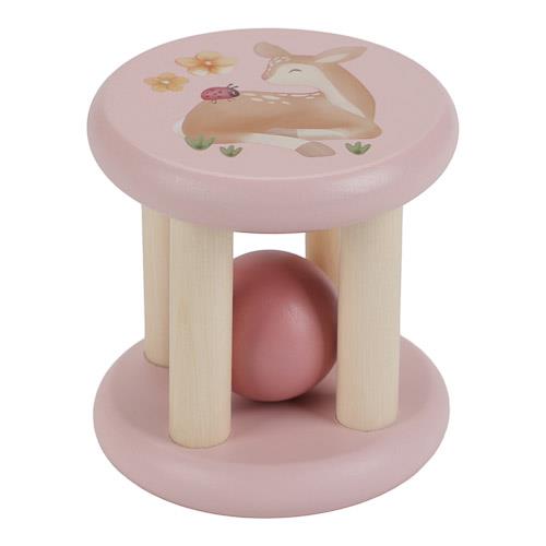 Little Dutch rosa Rasselroller Holz