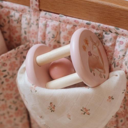 Little Dutch rosa Rasselroller Holz