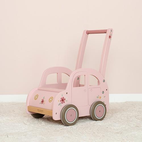 Little Dutch rosa Laufwagen Holz Fairy Garden